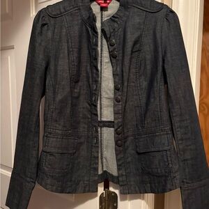Guess Jeans Dark Blue Denim Jacket with Red Label